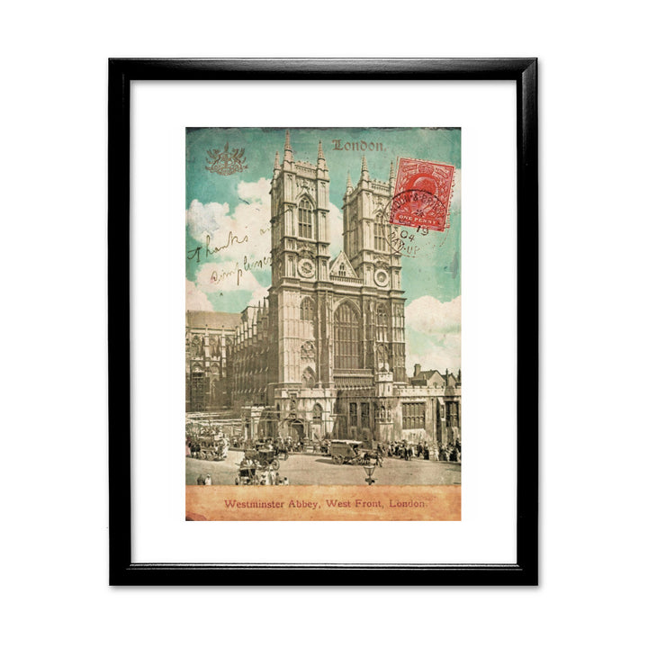 Westminster Abbey, London 11x14 Framed Print (Black)
