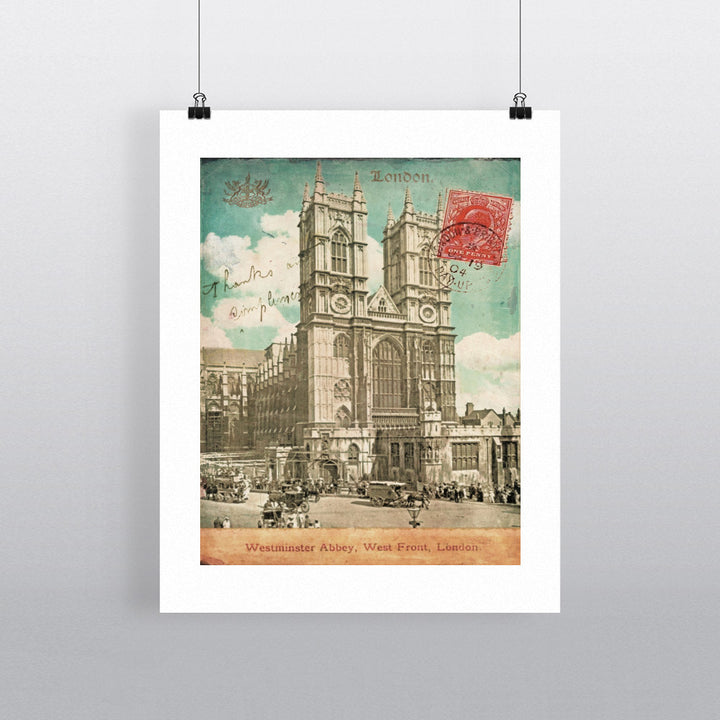 Westminster Abbey, London 90x120cm Fine Art Print