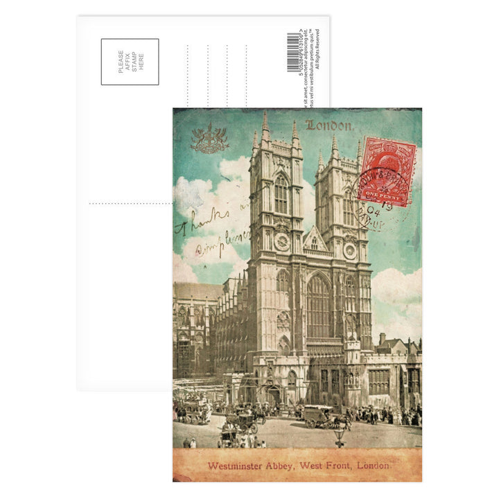 Westminster Abbey, London Postcard Pack