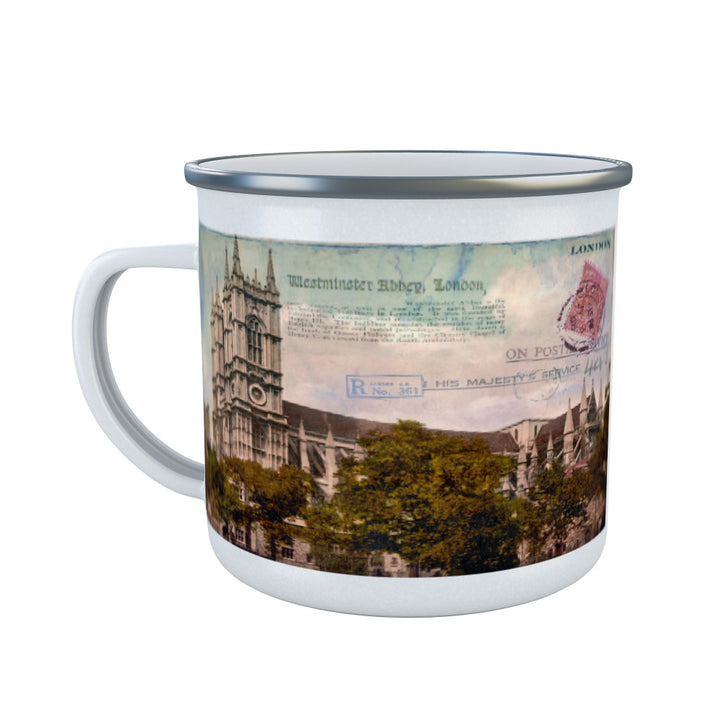 Westminster Abbey, London Enamel Mug
