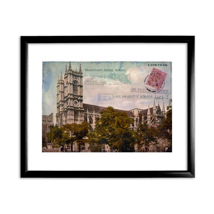 Westminster Abbey, London 11x14 Framed Print (Black)