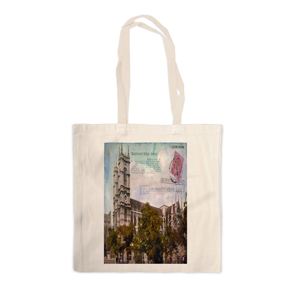 Westminster Abbey, London Canvas Tote Bag