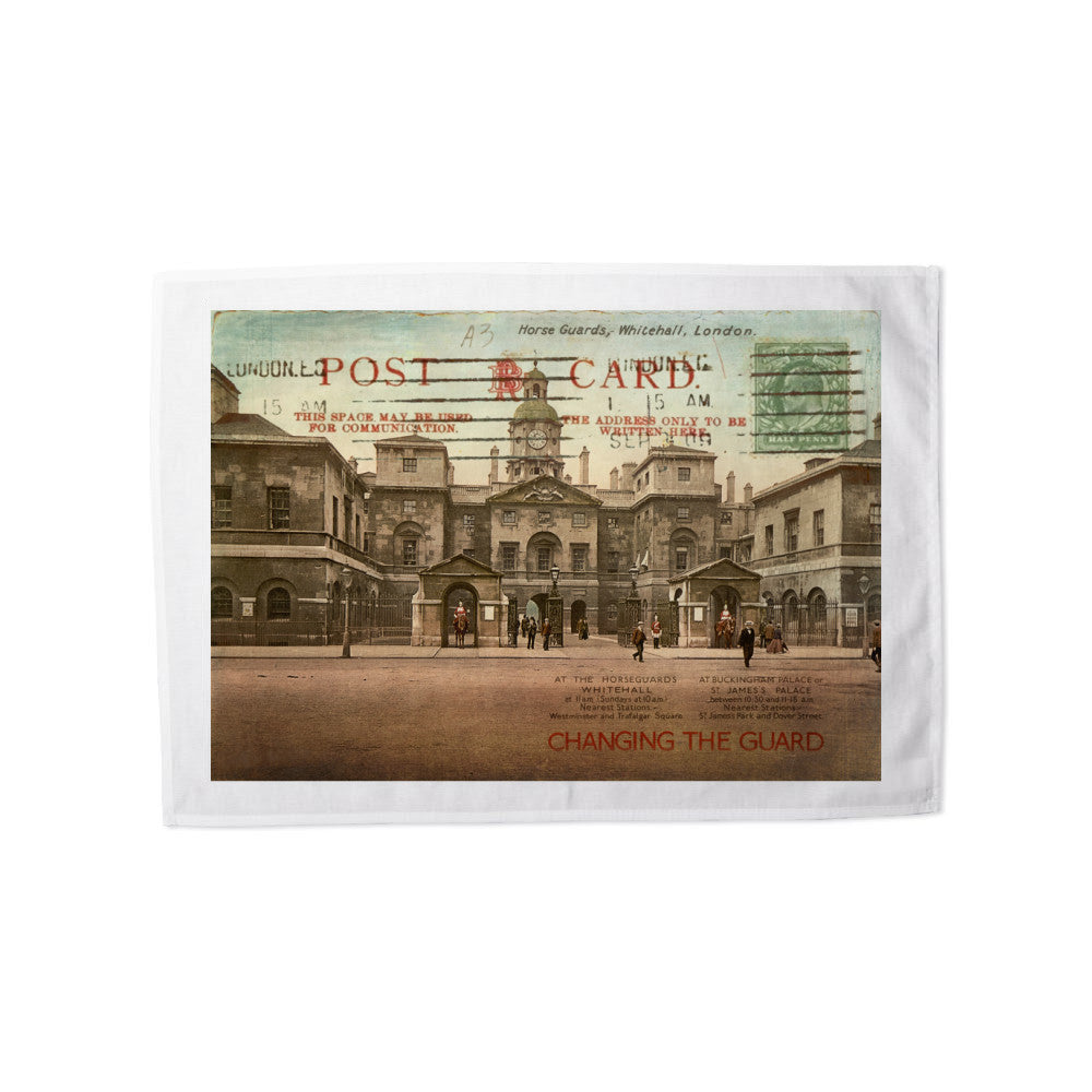 Changing Guards at Buckingham Palace Tea Towel