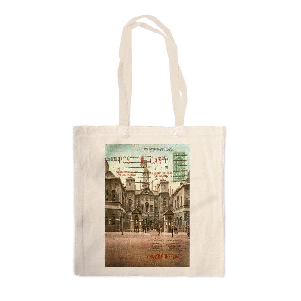 Changing Guards at Buckingham Palace Canvas Tote Bag