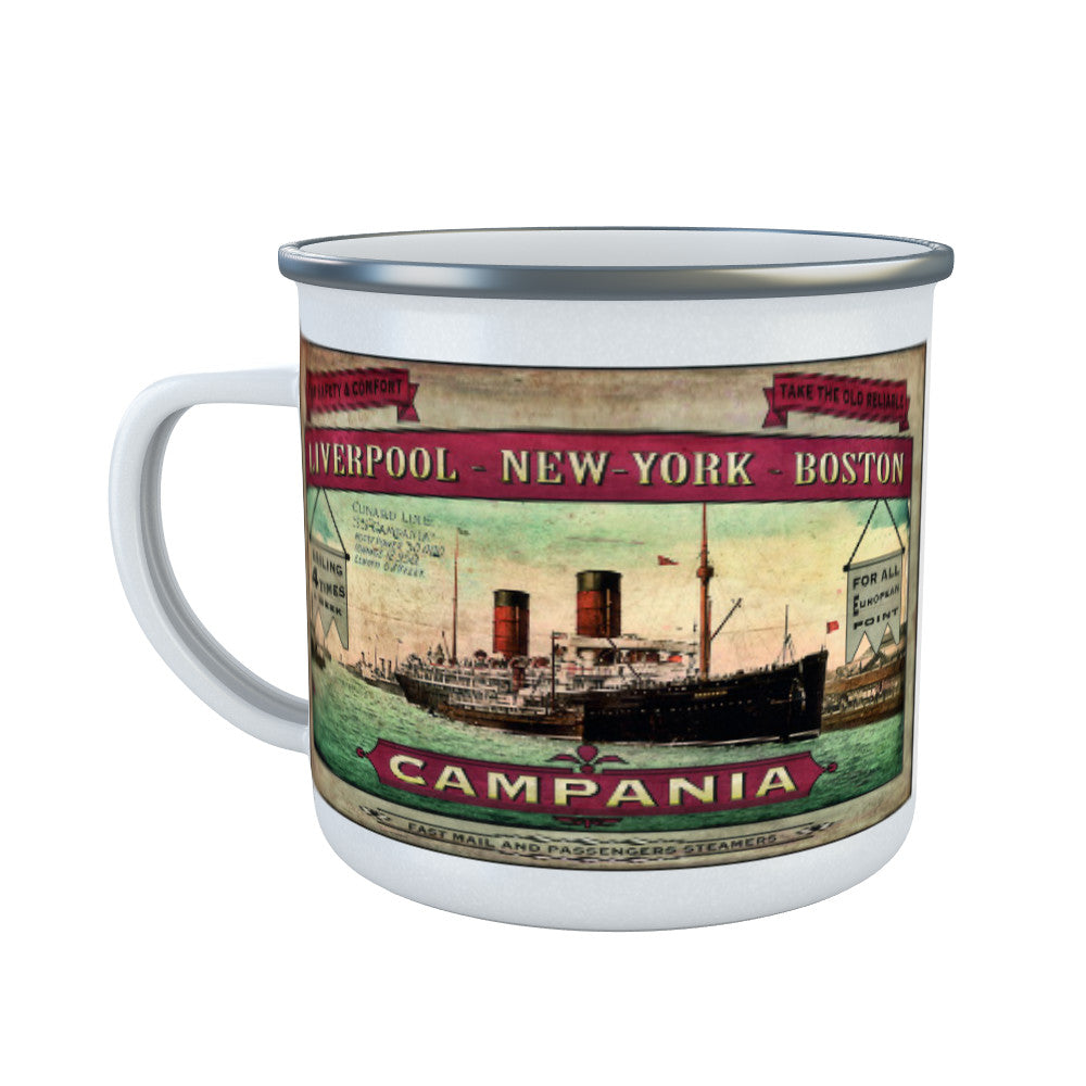 The Campania Enamel Mug