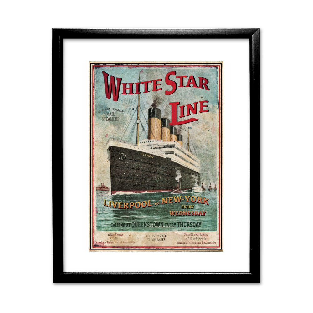 The White Star Line - Art Print