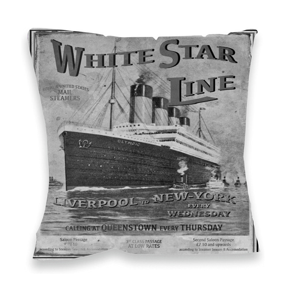 The White Star Line Fibre Filled Cushion