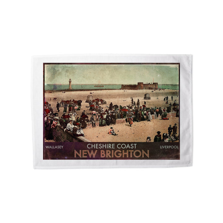 New Brighton, Cheshire Tea Towel