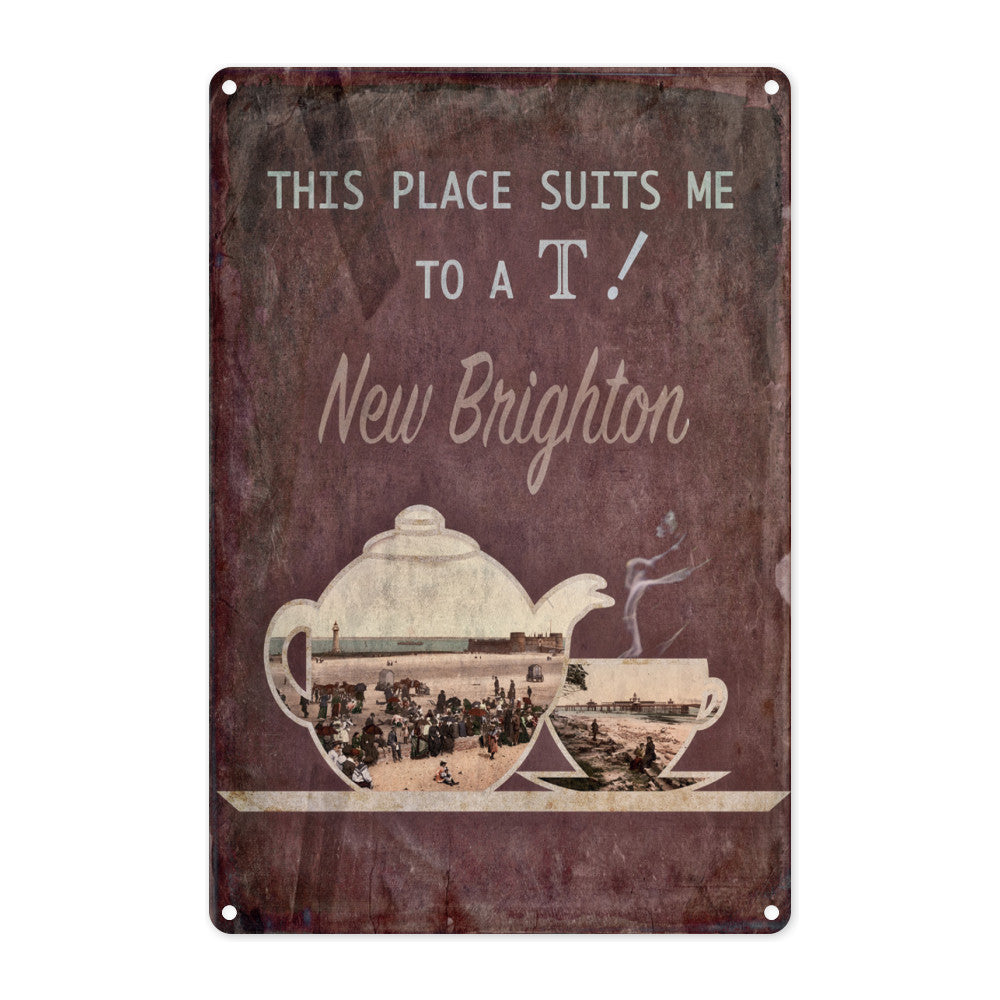 New Brighton, Cheshire Metal Sign