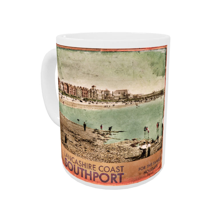 Southport, Lancashire Coloured Insert Mug