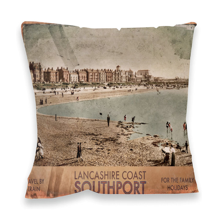 Southport, Lancashire Fibre Filled Cushion