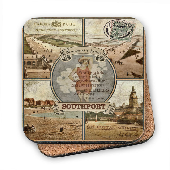 Southport, Lancashire MDF Coaster