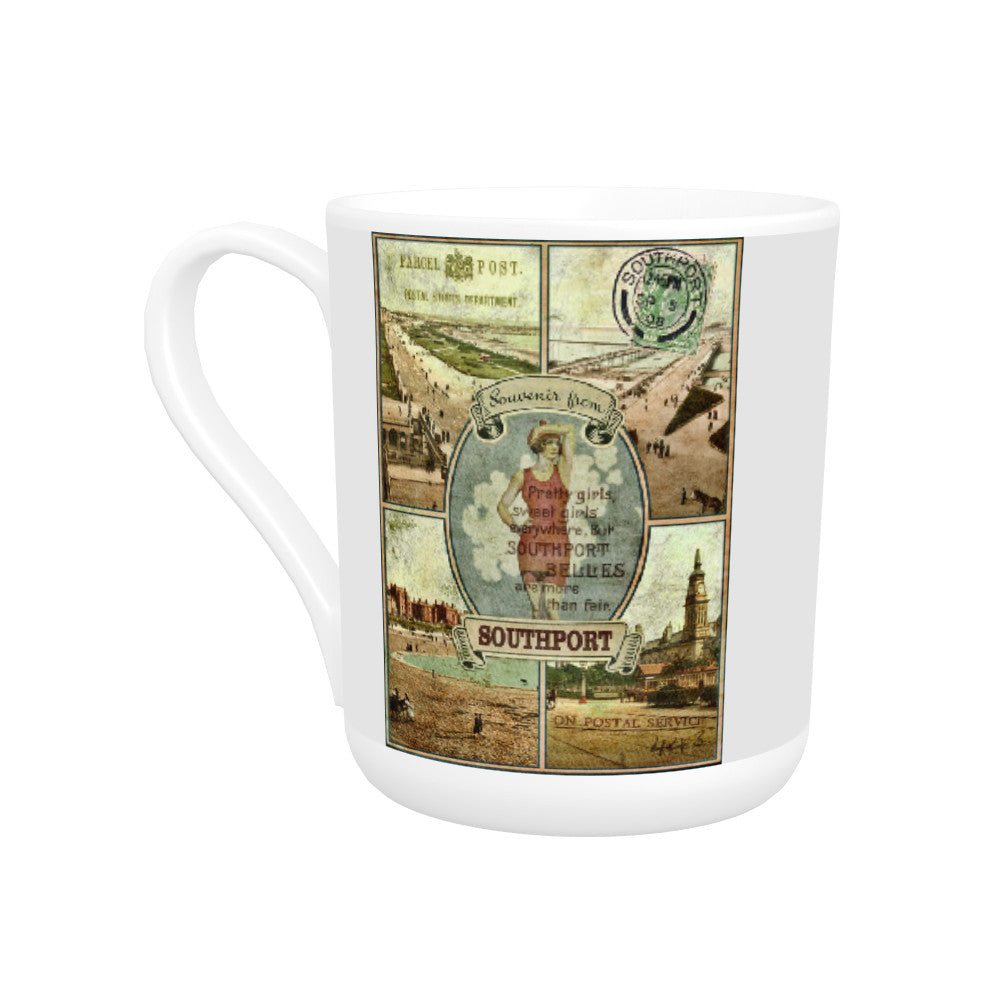 Southport, Lancashire Bone China Mug