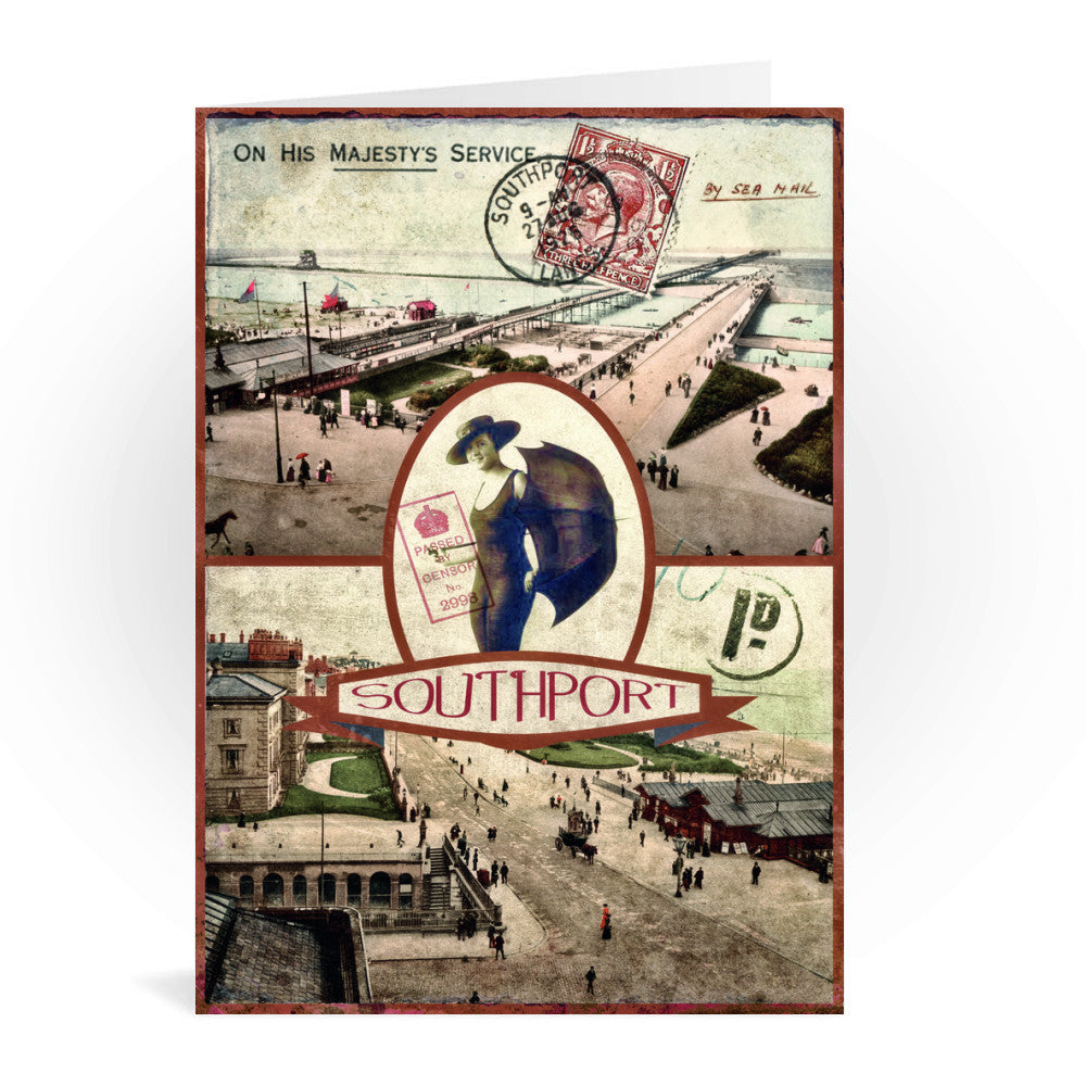 Southport, Lancashire Greeting Card 7x5