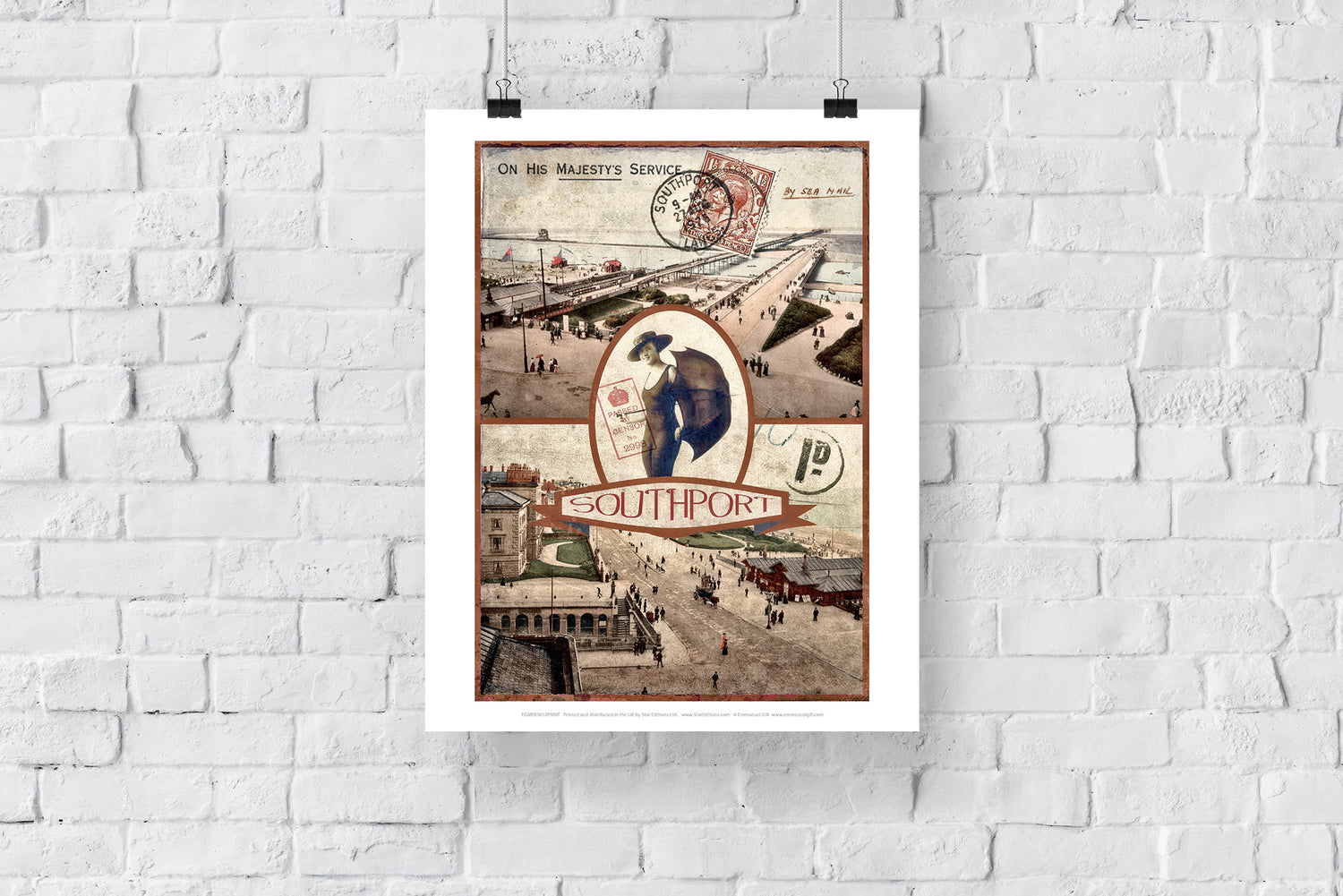 Southport, Lancashire - Art Print
