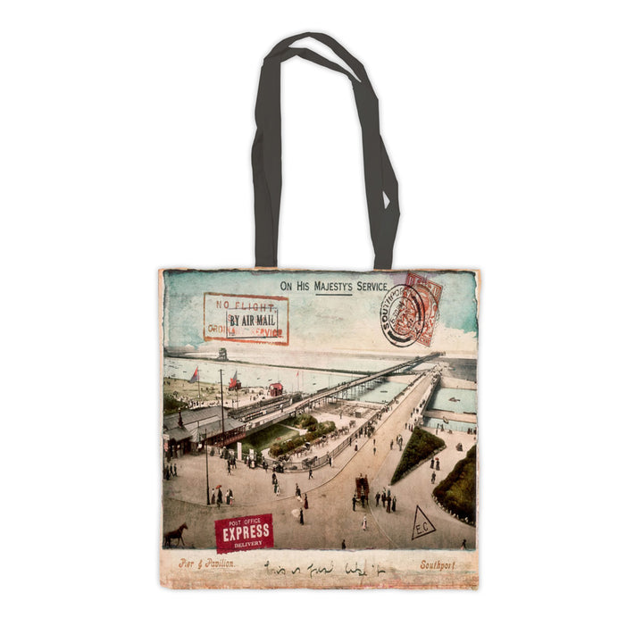 Southport Pier and Pavilion, Lancashire Premium Tote Bag