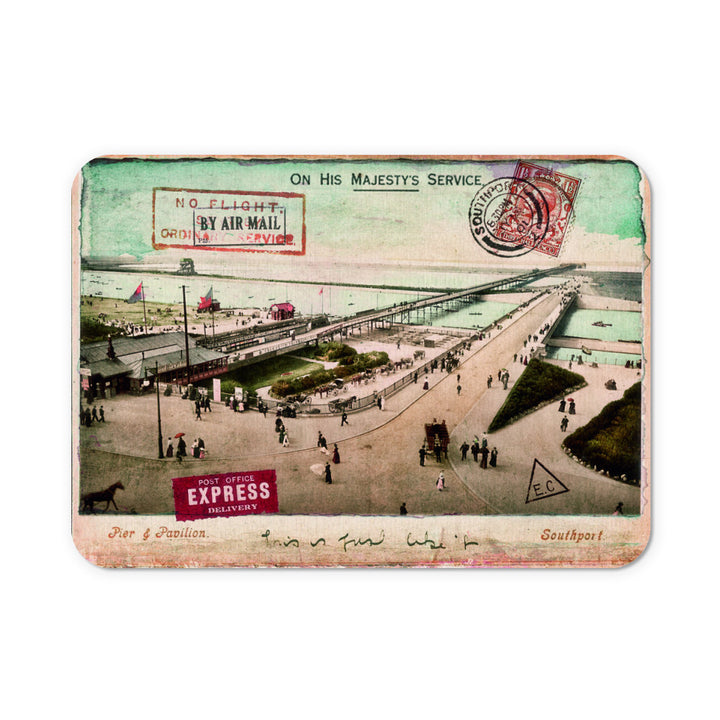 Southport Pier and Pavilion, Lancashire Mouse Mat