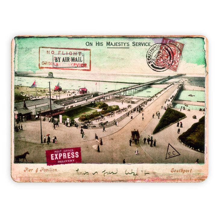 Southport Pier and Pavilion, Lancashire Placemat