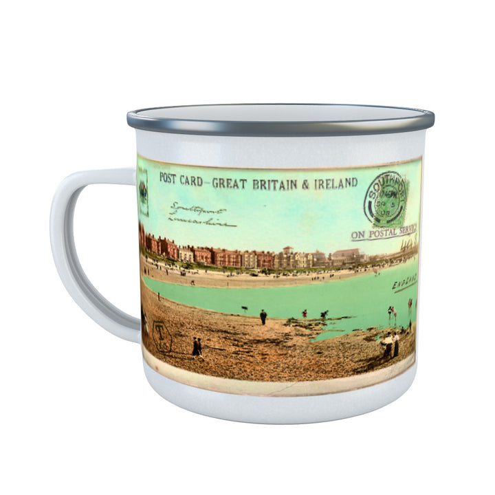 Southport, Lancashire Enamel Mug