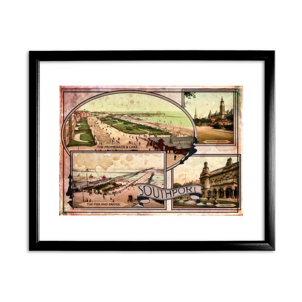 Southport, Lancashire - Art Print