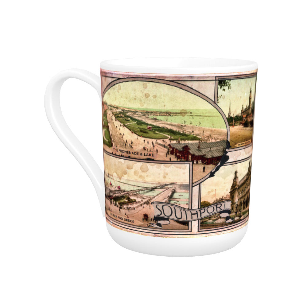 Southport, Lancashire Bone China Mug