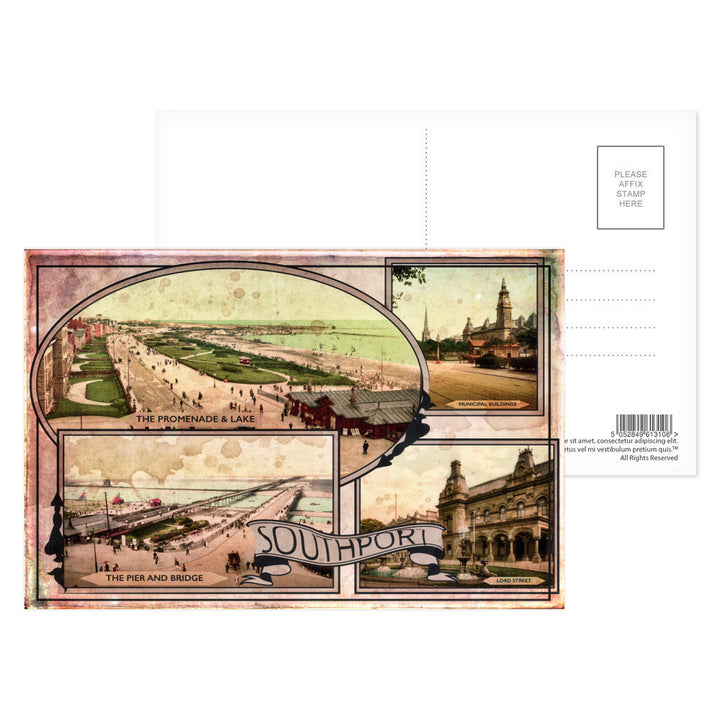 Southport, Lancashire Postcard Pack