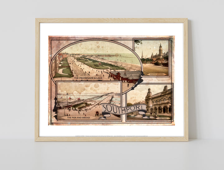 Southport, Lancashire - Art Print