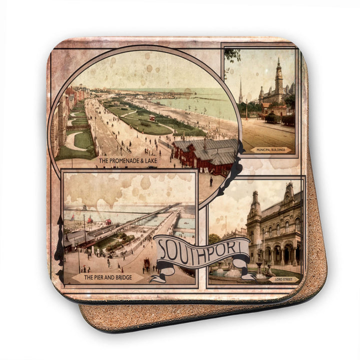 Southport, Lancashire MDF Coaster