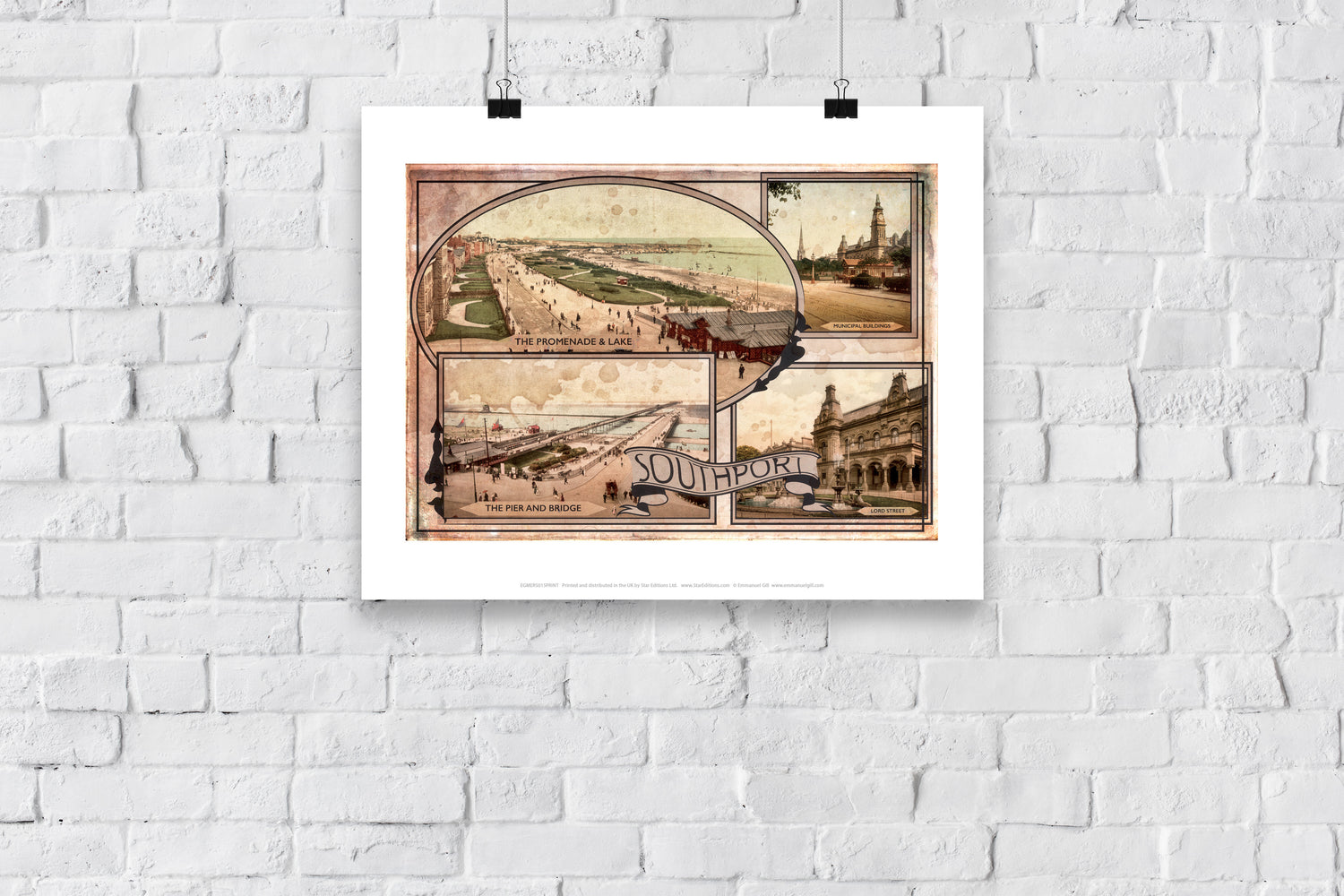 Southport, Lancashire - Art Print