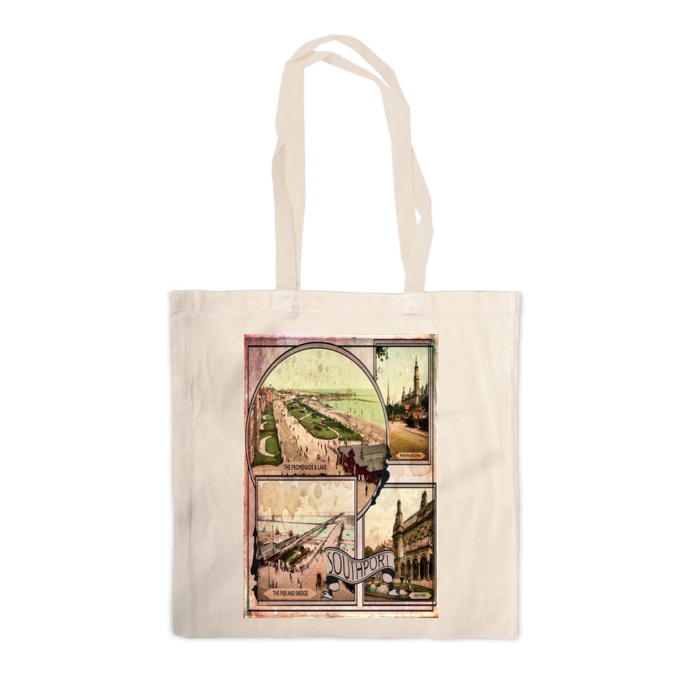 Southport, Lancashire Canvas Tote Bag