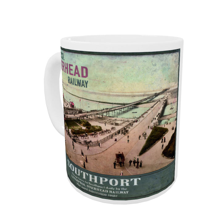 Southport, Lancashire Coloured Insert Mug