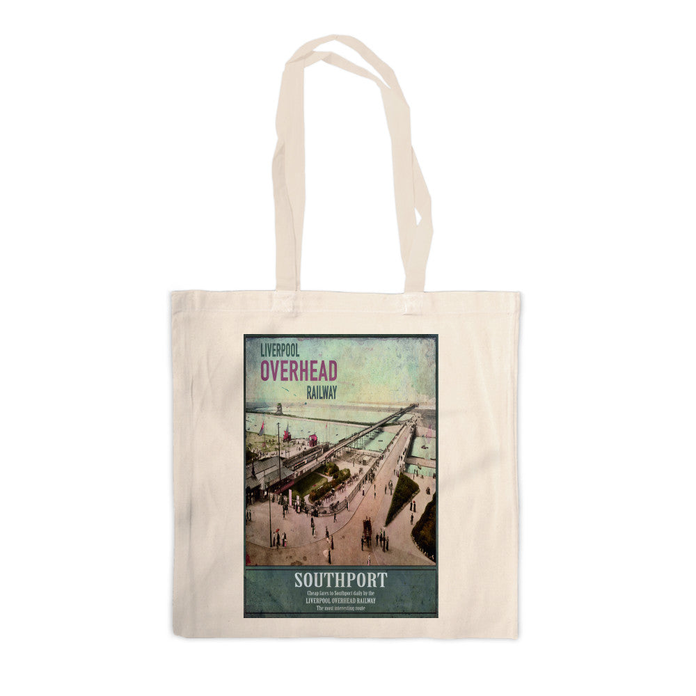 Southport, Lancashire Canvas Tote Bag