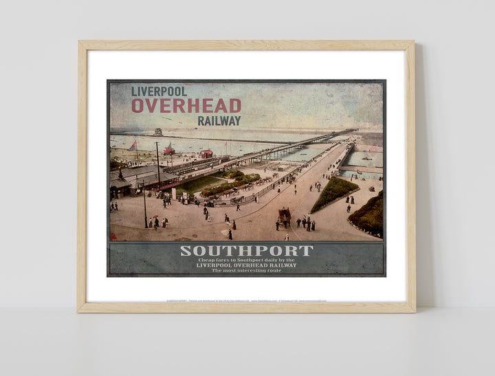 Southport, Lancashire - Art Print