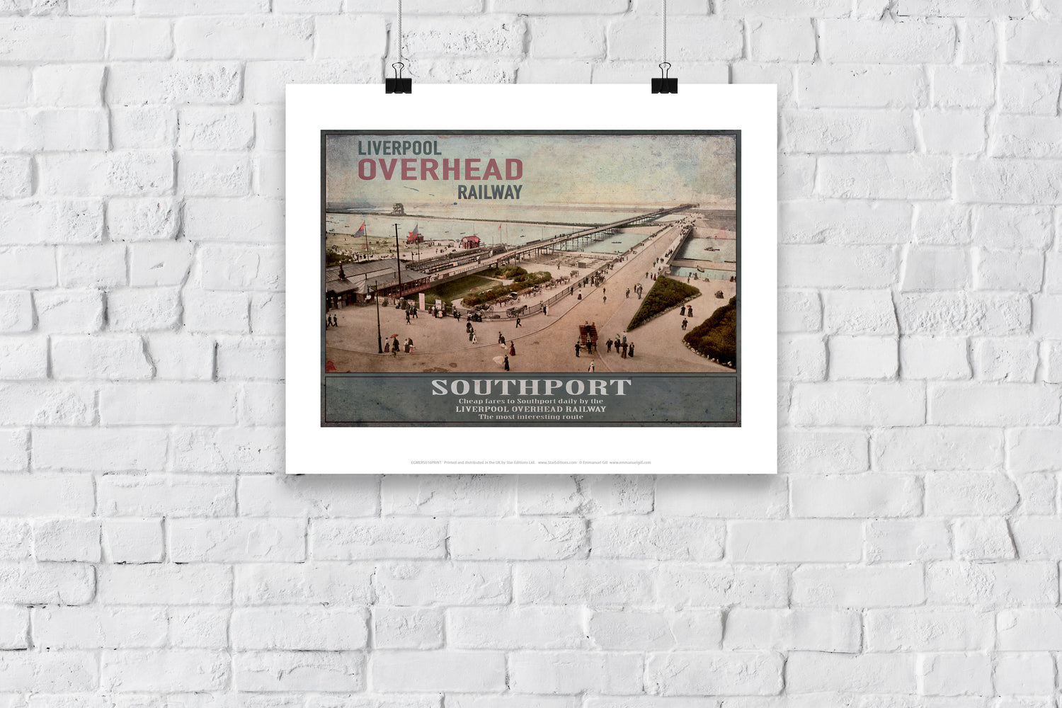 Southport, Lancashire - Art Print