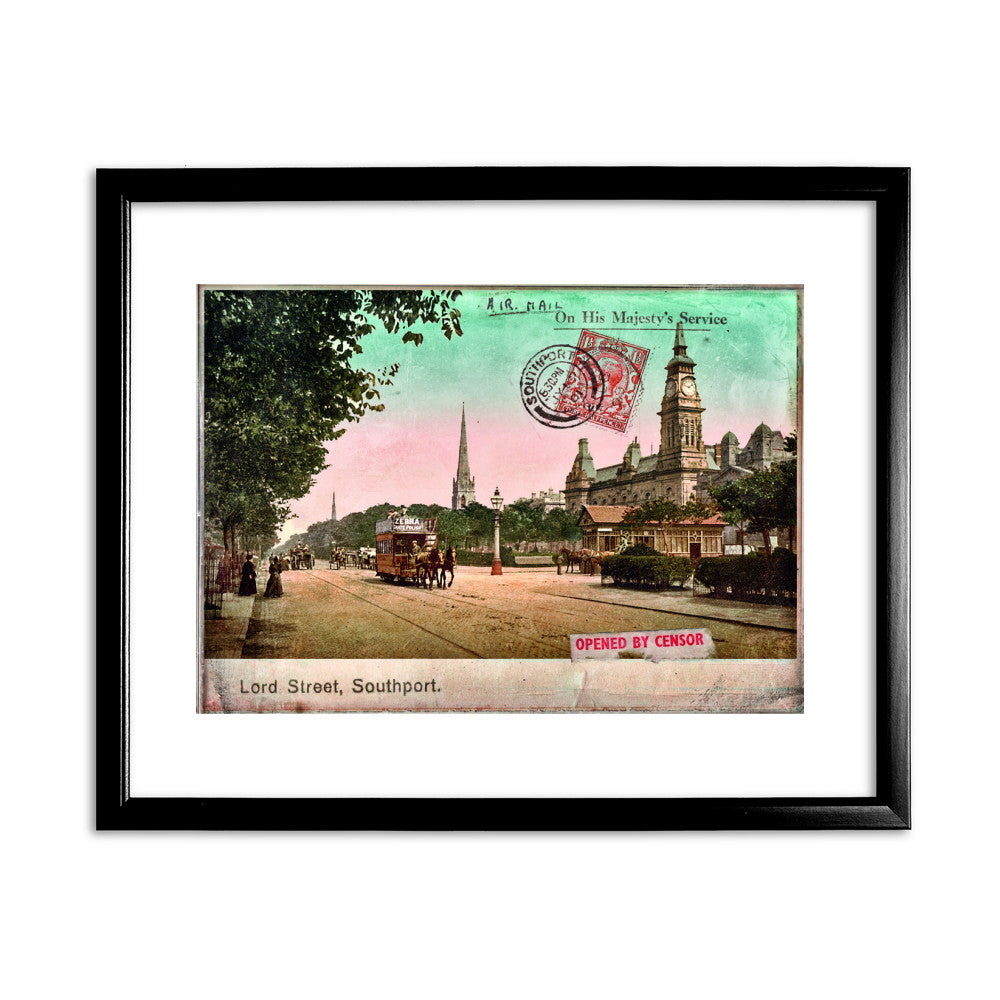 Lord Street, Southport, Lancashire - Art Print