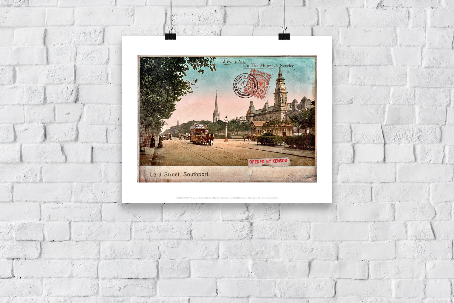 Lord Street, Southport, Lancashire - Art Print