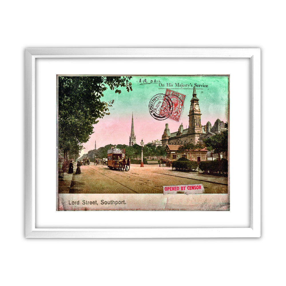 Lord Street, Southport, Lancashire - Art Print