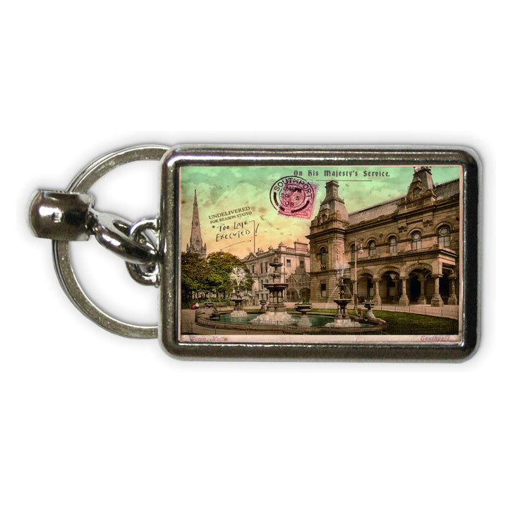 The Town Hall, Southport Metal Keyring