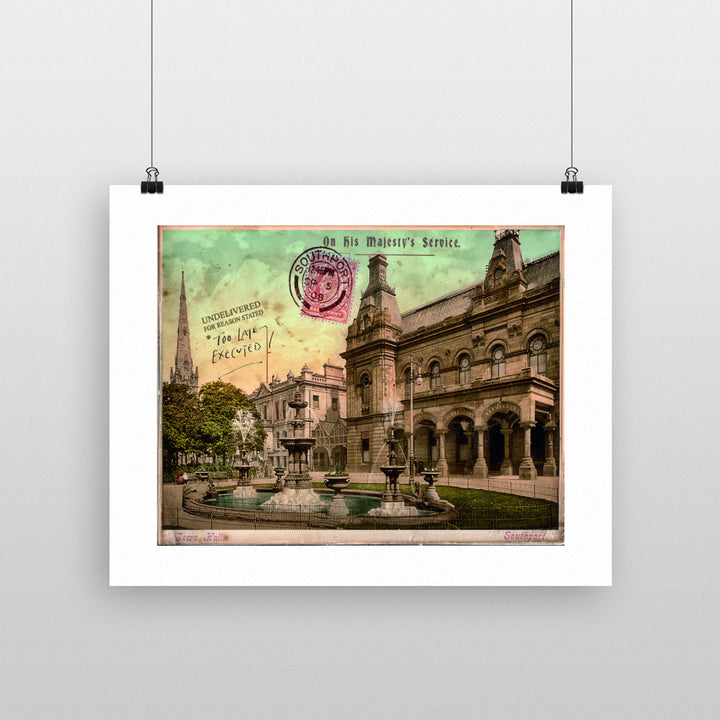 The Town Hall, Southport 90x120cm Fine Art Print