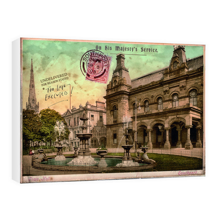 The Town Hall, Southport 60cm x 80cm Canvas