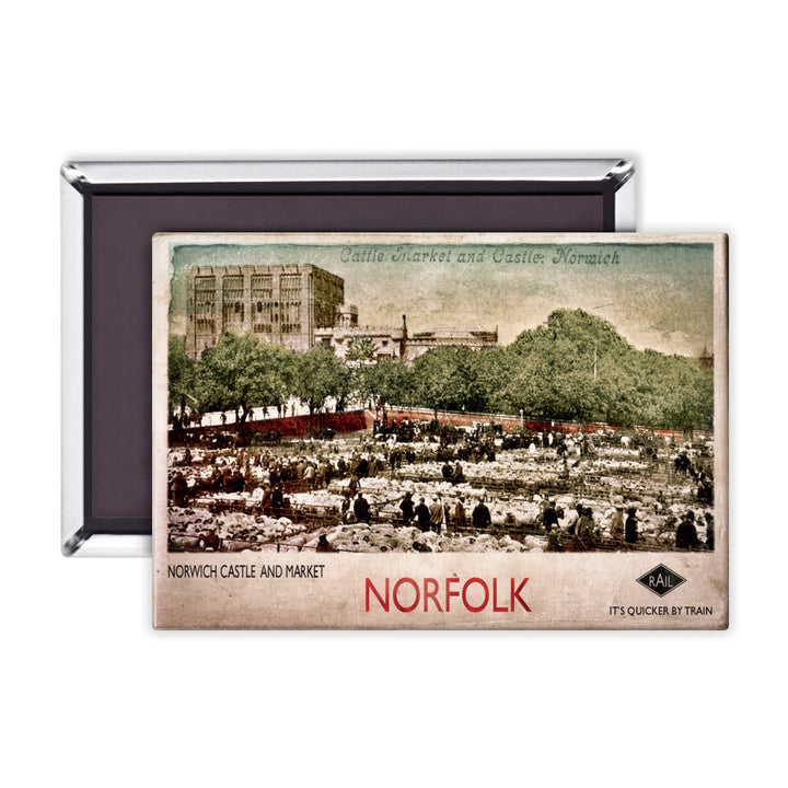 Norwich Castle and Market Magnet