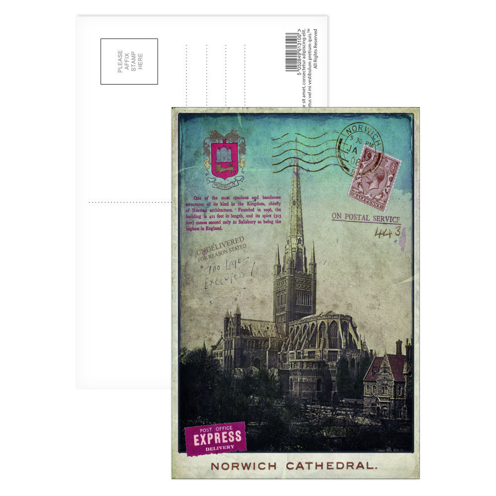 Norwich Cathedral Postcard Pack