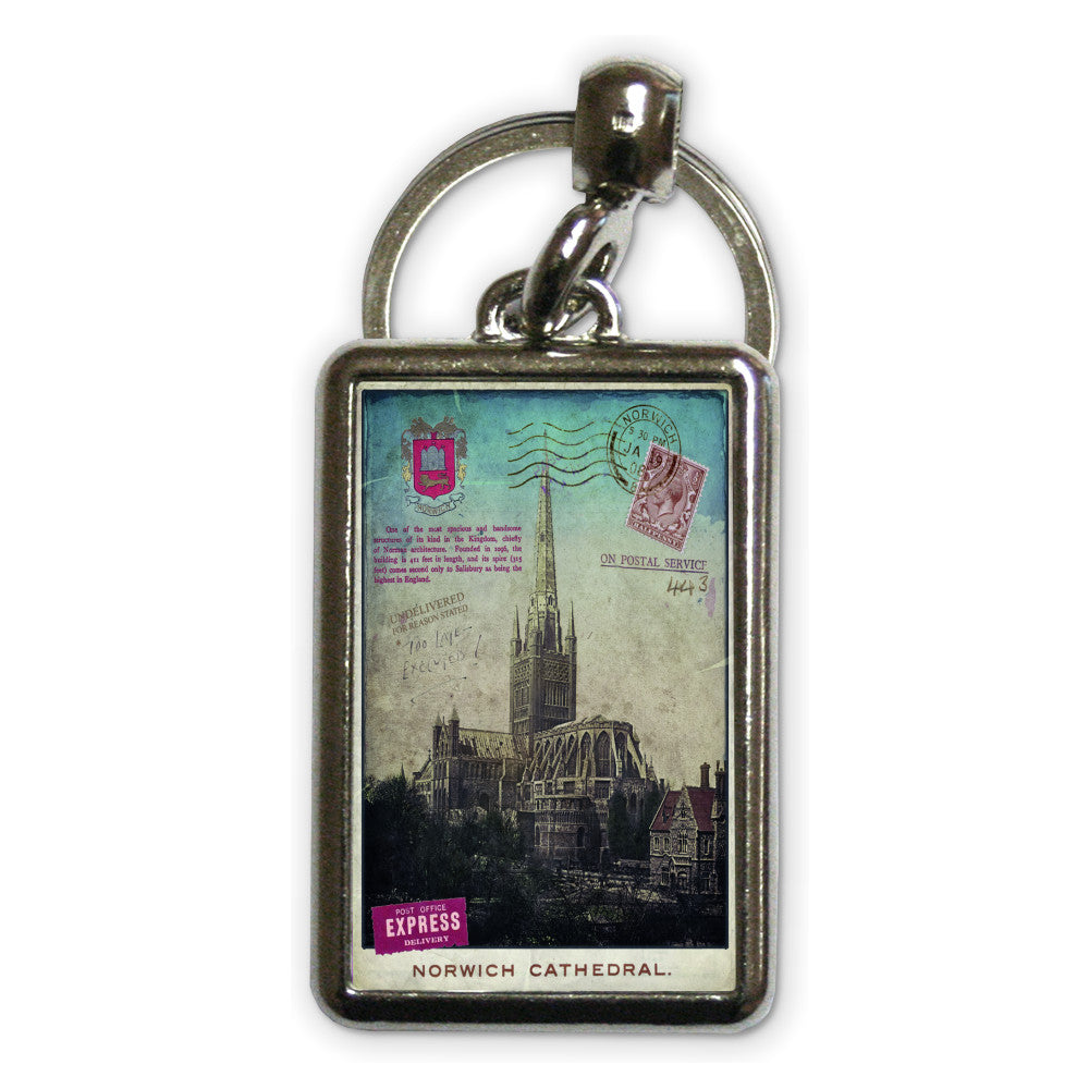 Norwich Cathedral Metal Keyring