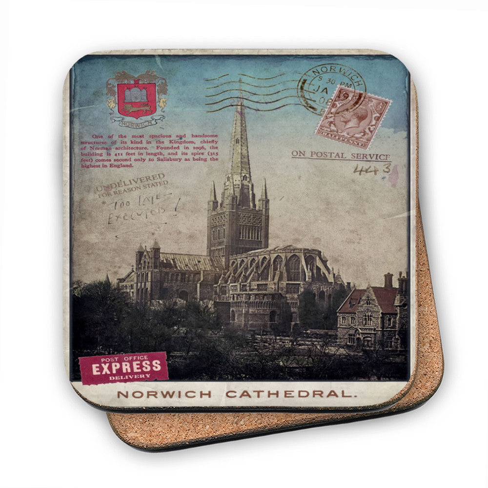 Norwich Cathedral MDF Coaster