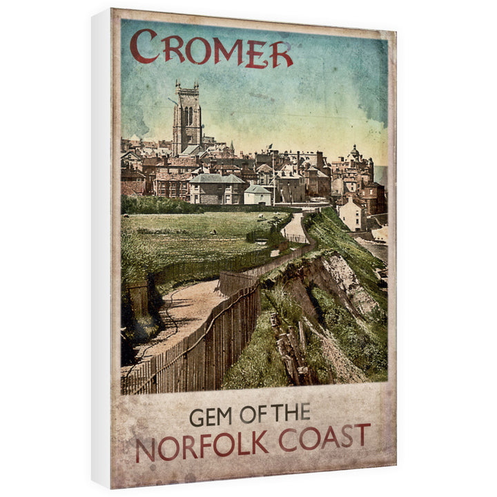 Cromer, Gem of the Norfolk Coast 60cm x 80cm Canvas