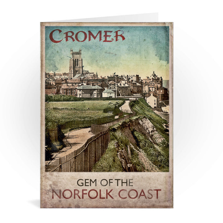 Cromer, Gem of the Norfolk Coast Greeting Card 7x5