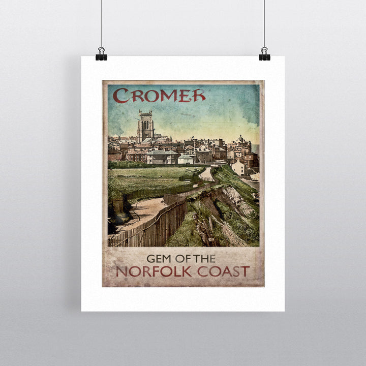 Cromer, Gem of the Norfolk Coast 90x120cm Fine Art Print
