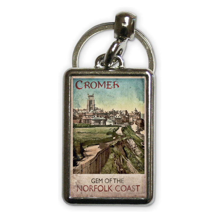 Cromer, Gem of the Norfolk Coast Metal Keyring