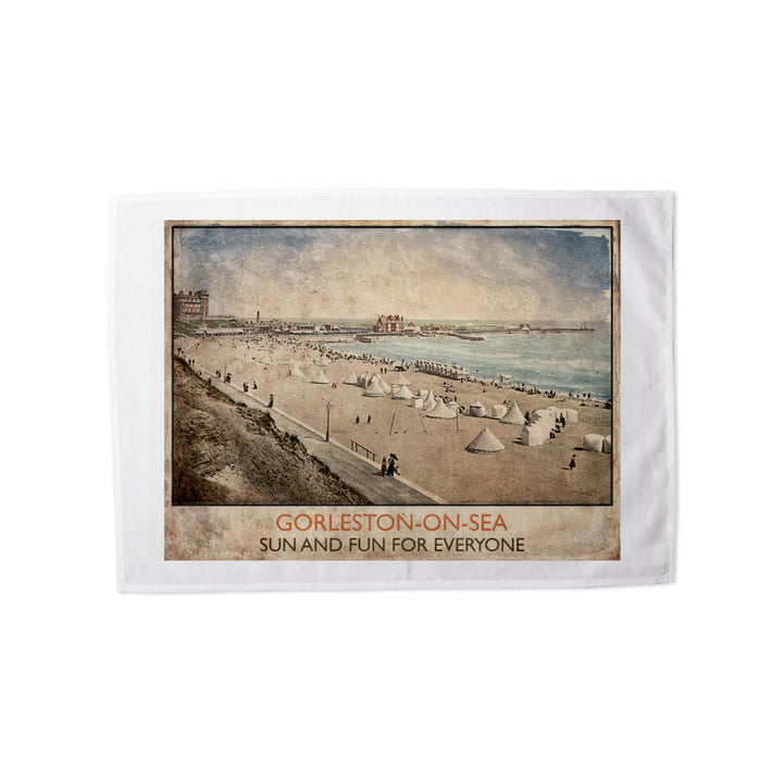 Gorleston-On-Sea Tea Towel