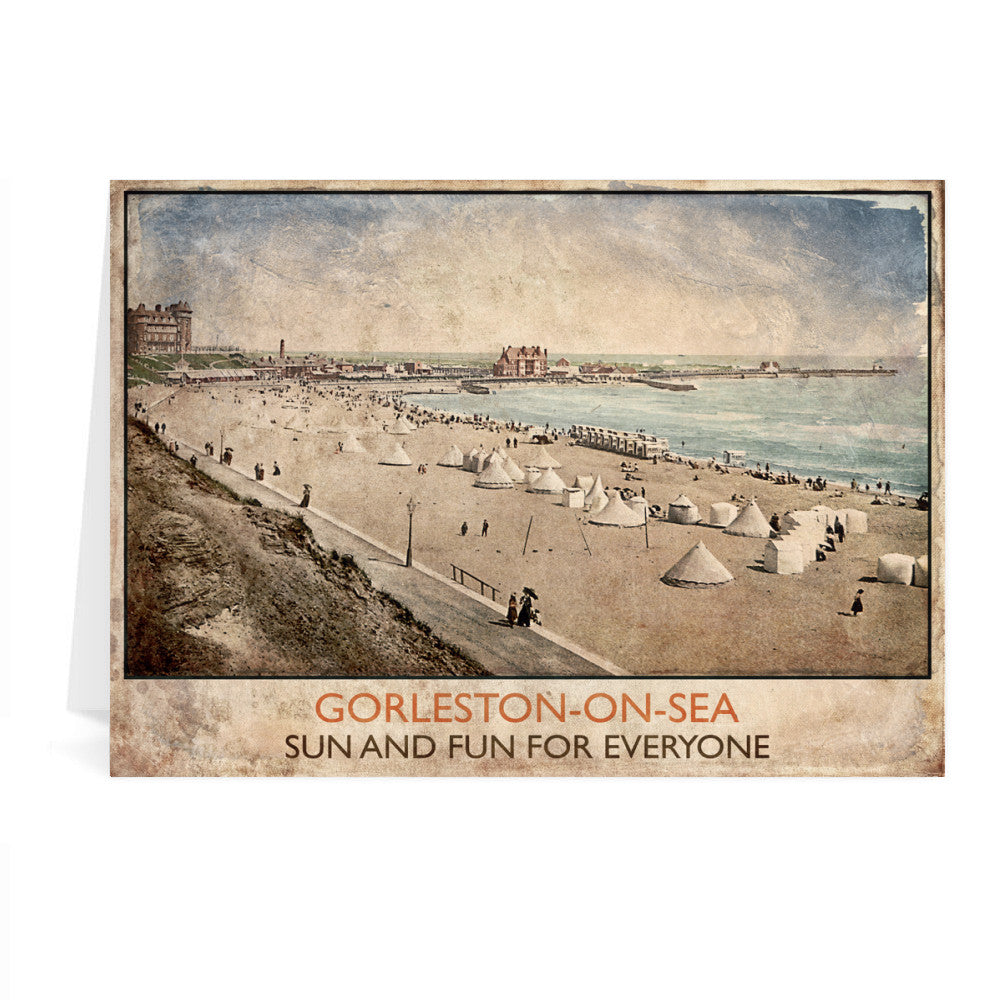 Gorleston-On-Sea Greeting Card 7x5